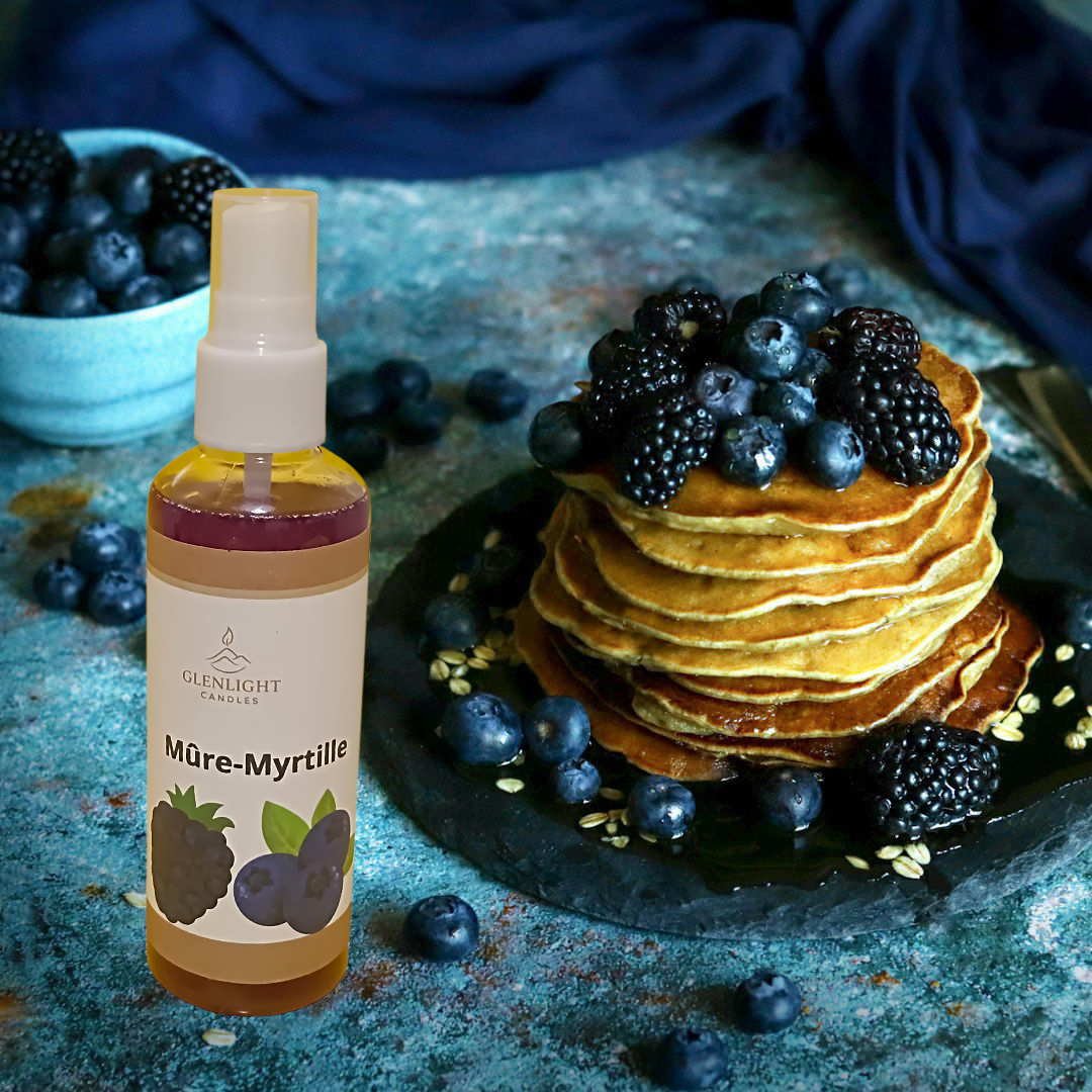 Spray d'ambiance et Textiles senteur Mûre Myrtilles