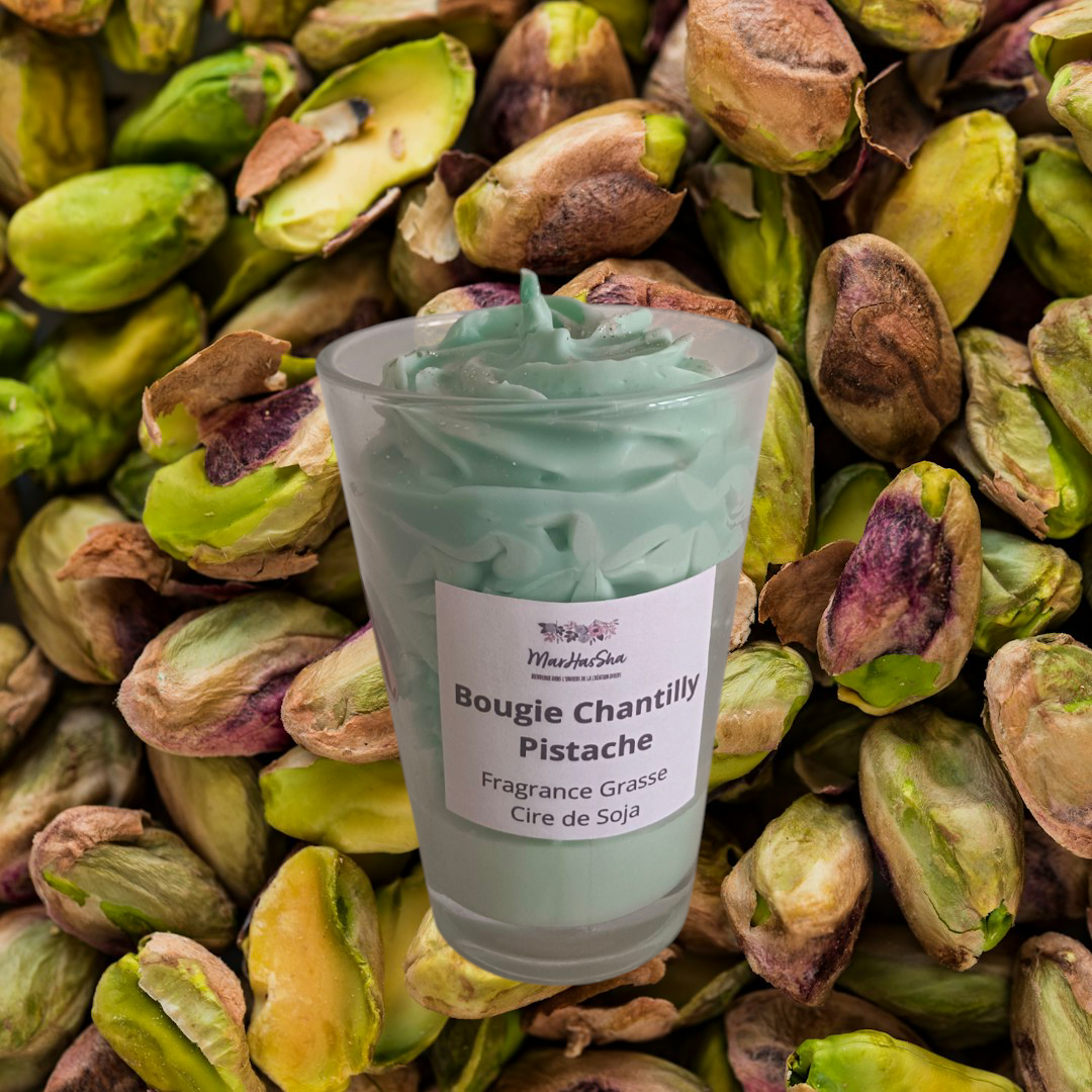 Bougie Chantilly Pistache