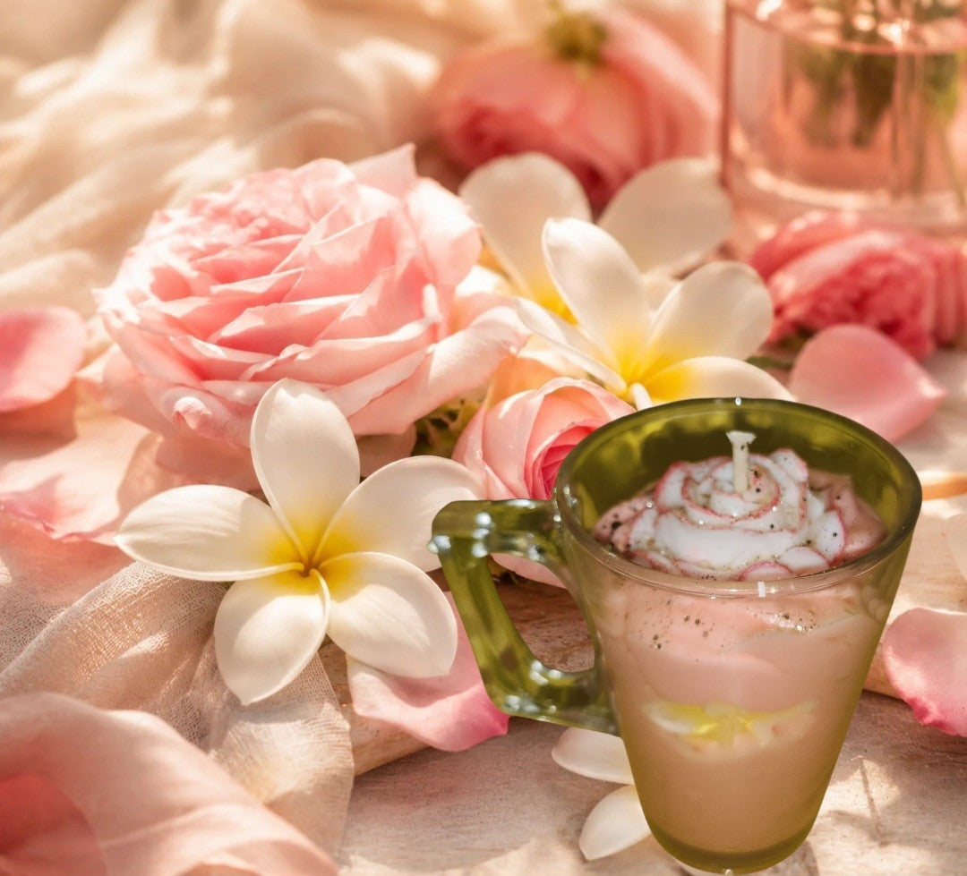 Bougie Monoï rosé