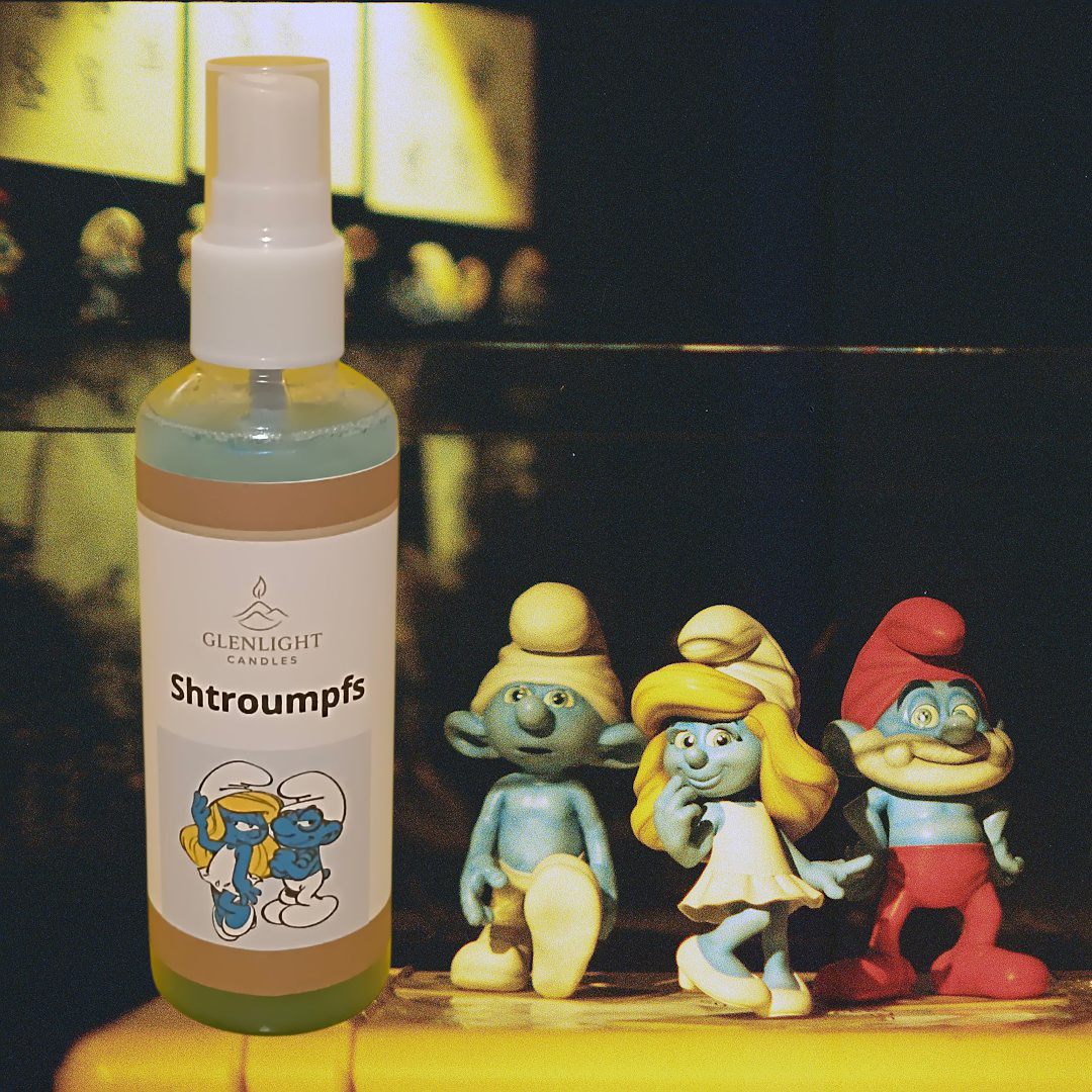 Spray d'ambiance et Textiles senteur Schtroumpfs