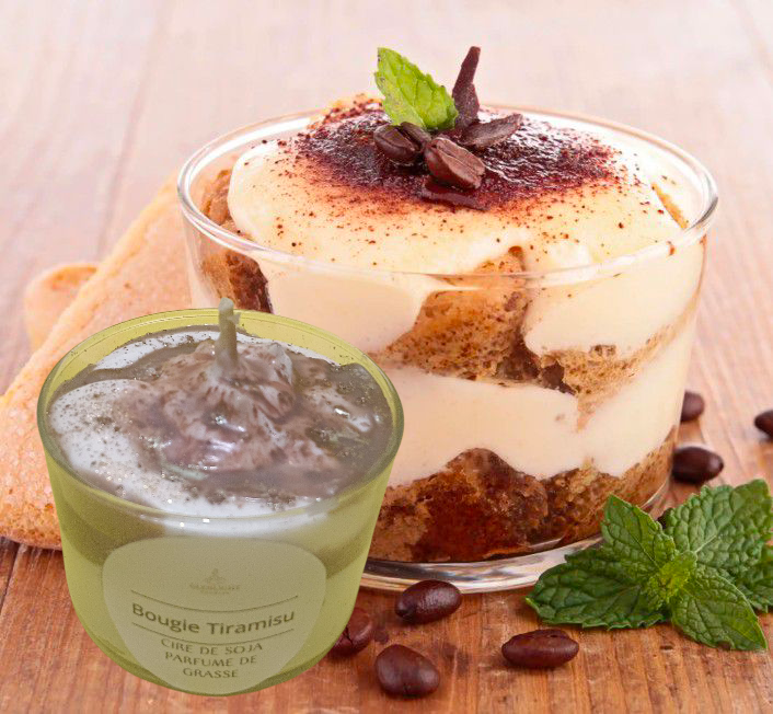 Bougie tiramisu